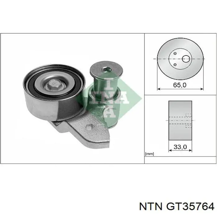 GT35764 NTN ролик грм