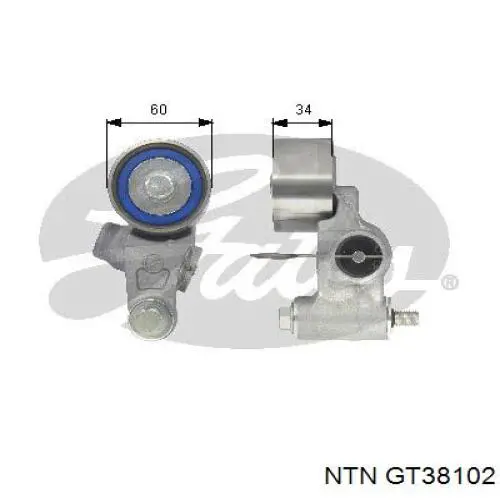 Купить GT38102 NTN Натяжитель приводного ремня