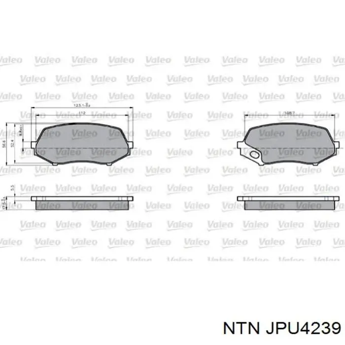 JPU4239 NTN Ролик натяжителя ремня ГРМ