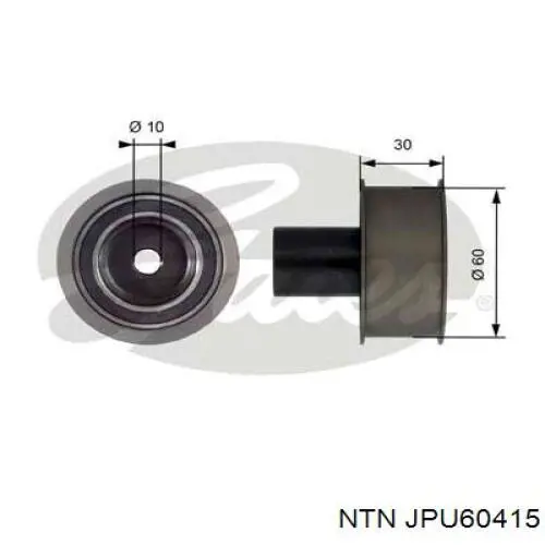 Паразитный ролик ГРМ JPU60415 NTN