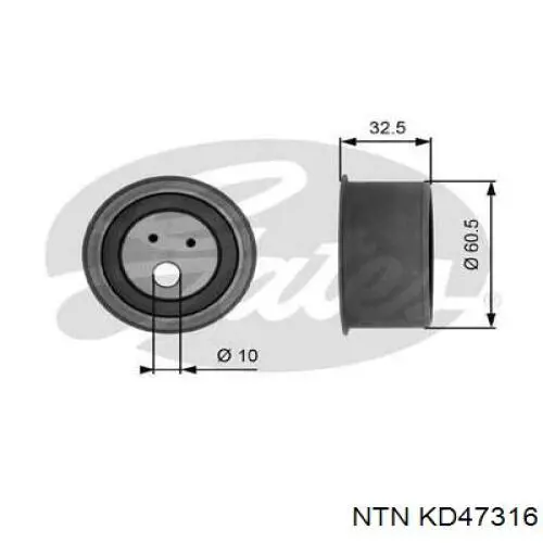 KD473.16 NTN комплект грм