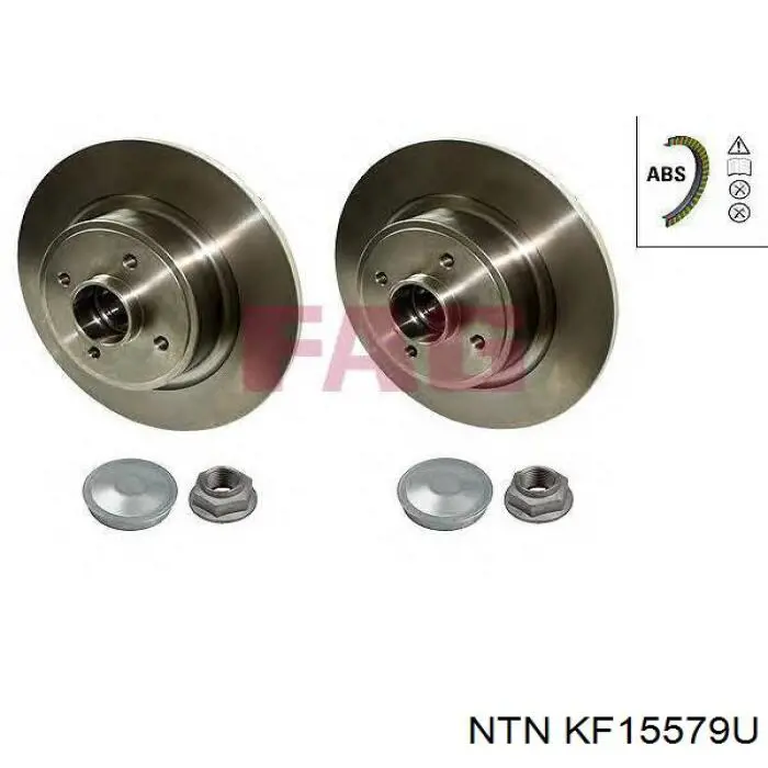 Тормозные диски KF15579U NTN