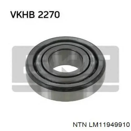 Подшипник ступицы задней наружный NTN LM11949910 цена, от 5.03 USD