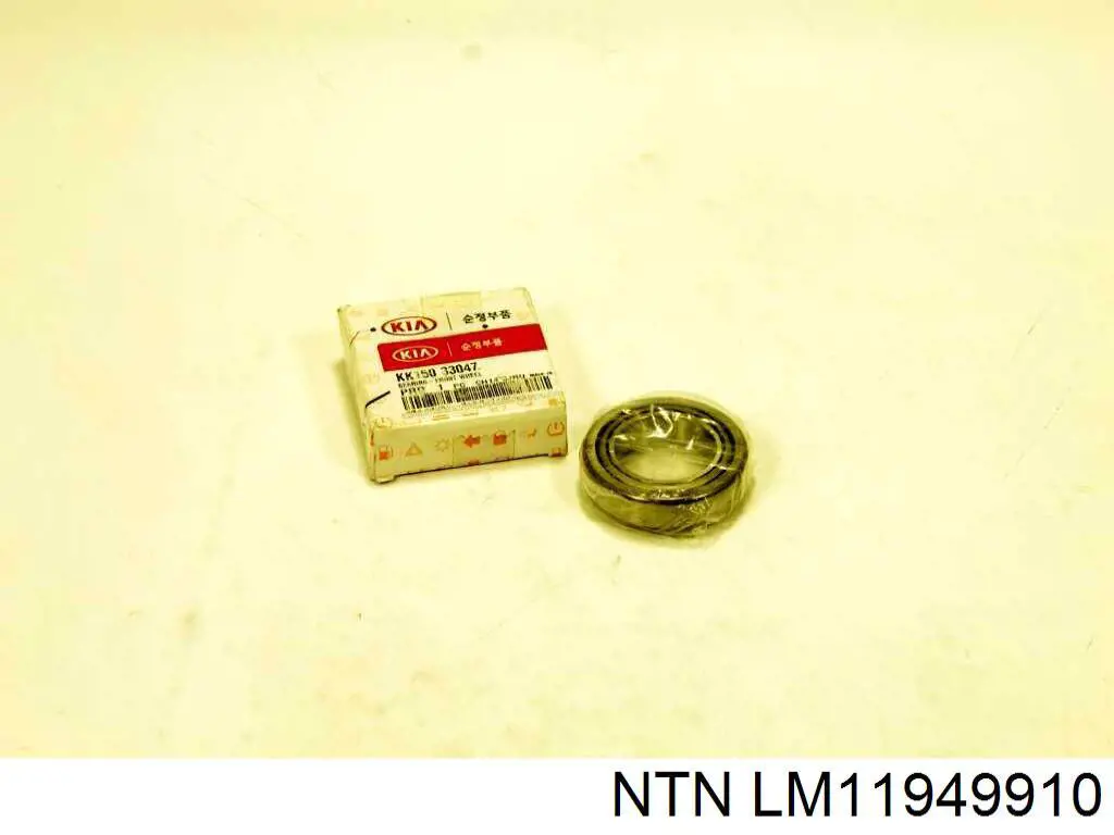 Подшипник ступицы задней наружный LM11949910 NTN