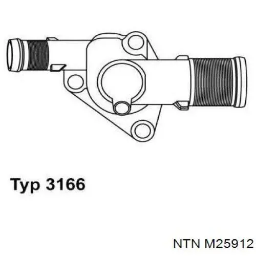Подшипник опорный амортизатора, переднего NTN M25912 цена, от 11.08 USD