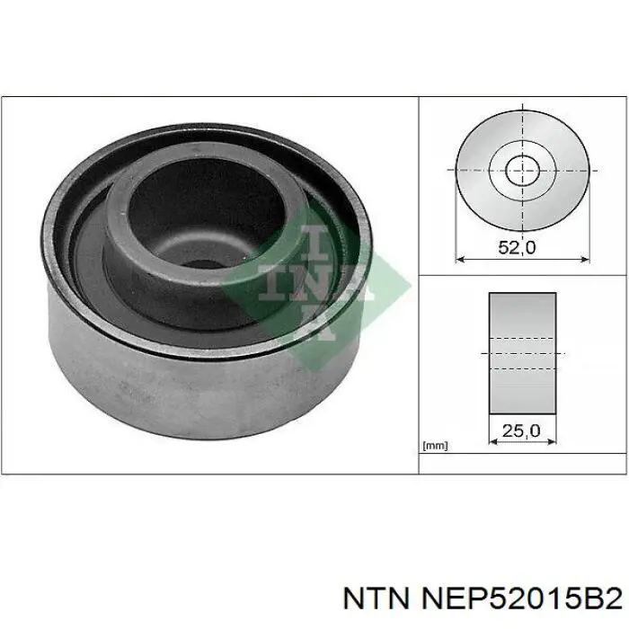 NEP52015B2 NTN Паразитный ведущий ролик