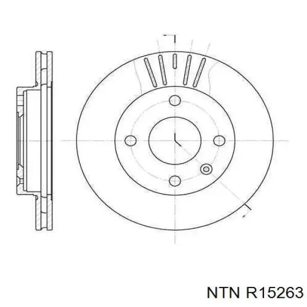 Купить R15263 NTN Подшипник передней ступицы