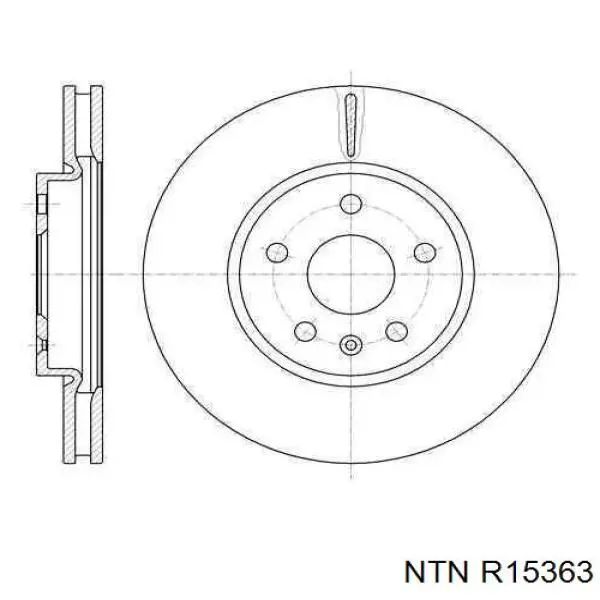 R15363 NTN Ступица колеса передняя