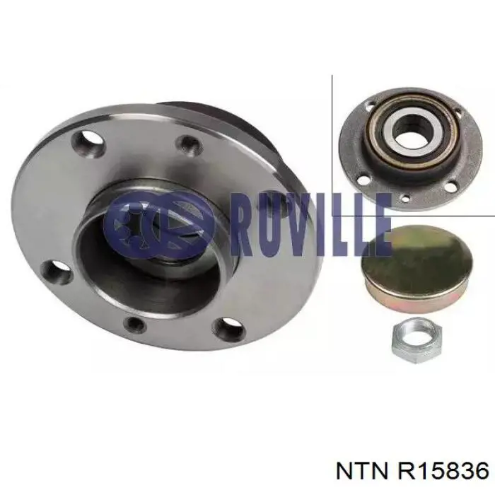 R15836 NTN Подшипник ступицы передней