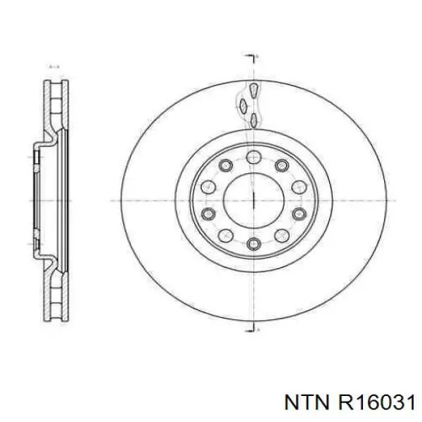 Ступицы передних колес NTN R16031 цена, от 74.04 USD