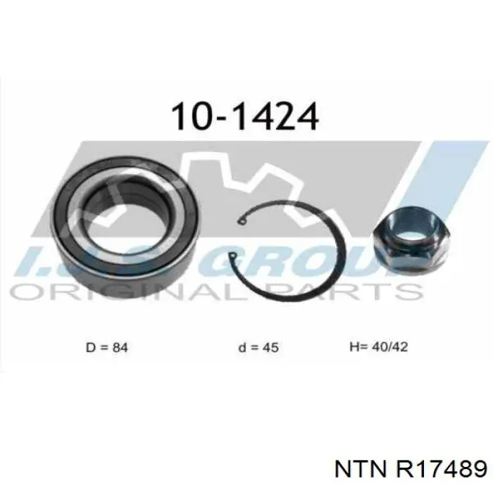 R17489 NTN Подшипник ступицы передней