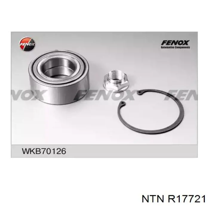 Комплект подшипника ступицы колеса NTN R17721 цена, от 37.88 USD