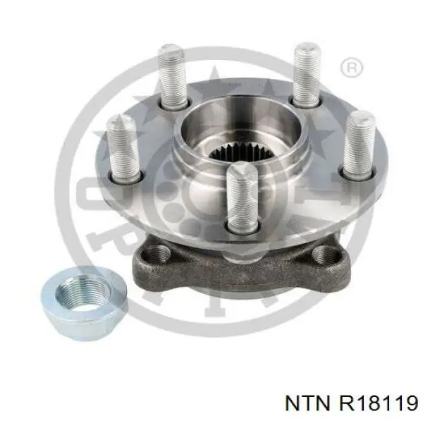 Ступицы передних колес NTN R18119 цена, от 42.58 USD