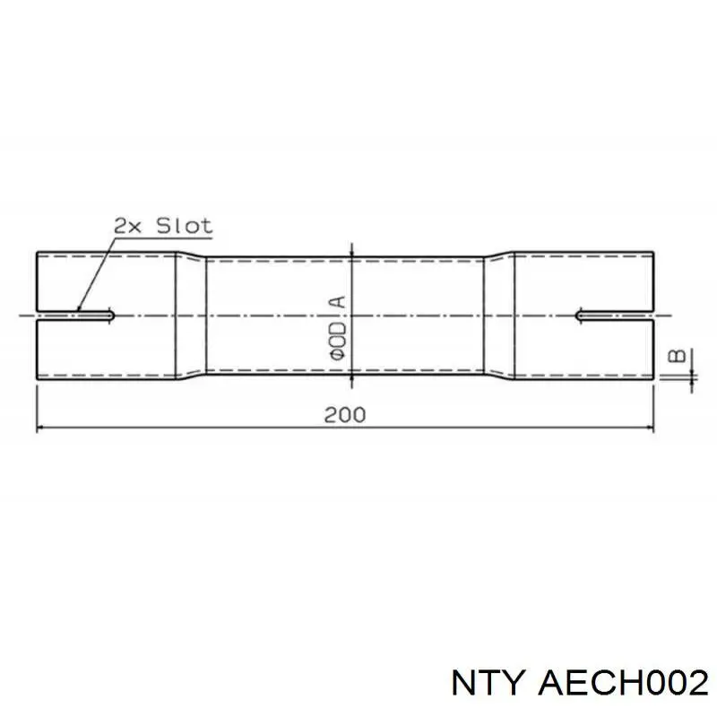 Купить AECH002 NTY Амортизатор двери багажника