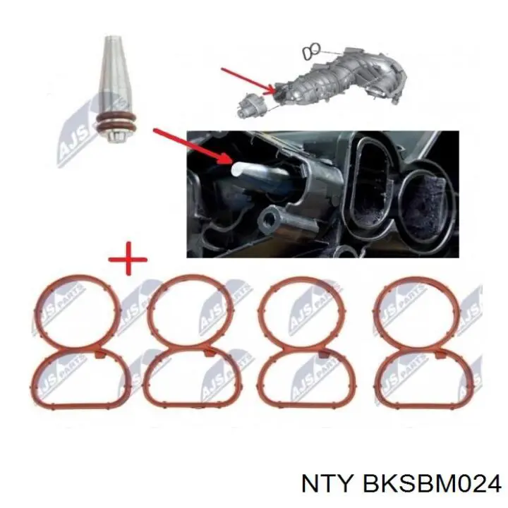 Прокладка впускного коллектора BKSBM024 NTY
