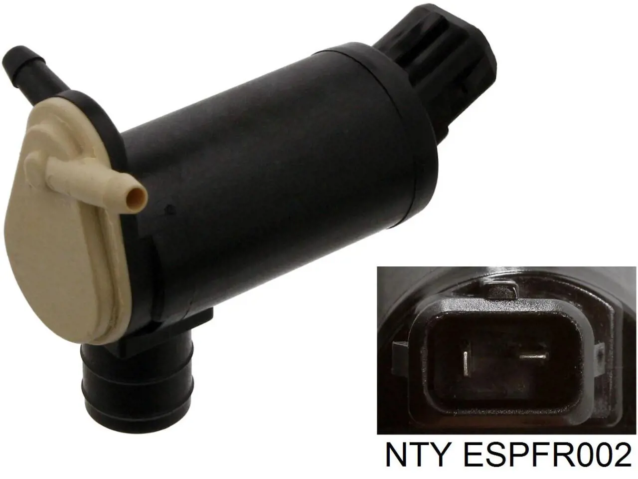 Насос-мотор омывателя стекла переднего/заднего NTY ESPFR002