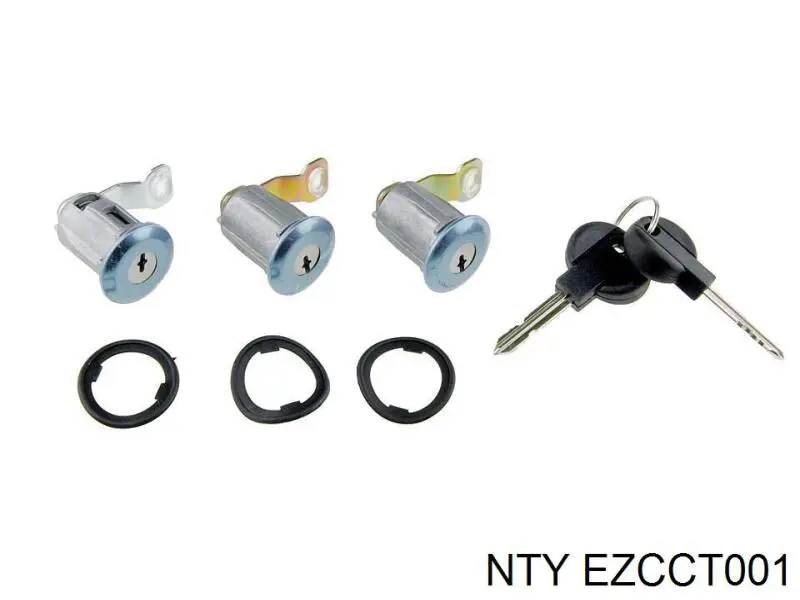 EZC-CT-001 NTY личинка замка двери передней