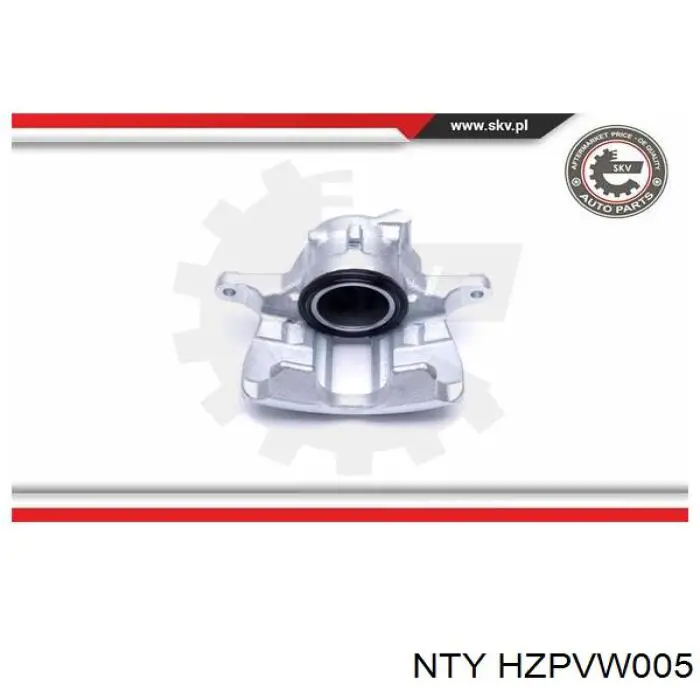HZP-VW-005 NTY суппорт тормозной передний правый