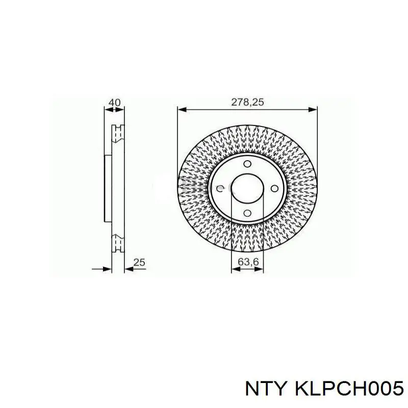 KLP-CH-005 NTY ступица передняя