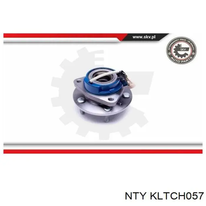 Cubo de rueda trasero KLTCH057 NTY