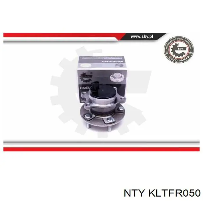 Cubo de rueda trasero KLTFR050 NTY