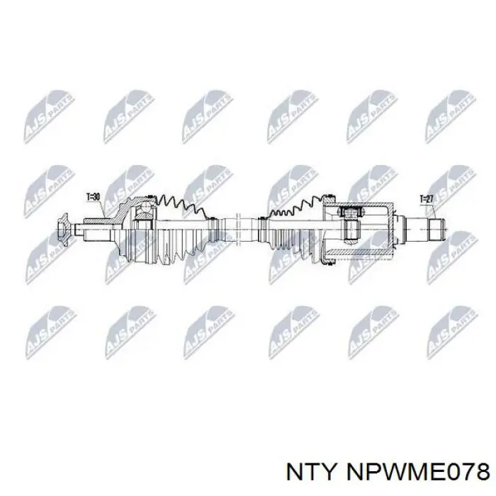 Привод передний правый Mercedes 253330130064 цена, от 82.59 USD