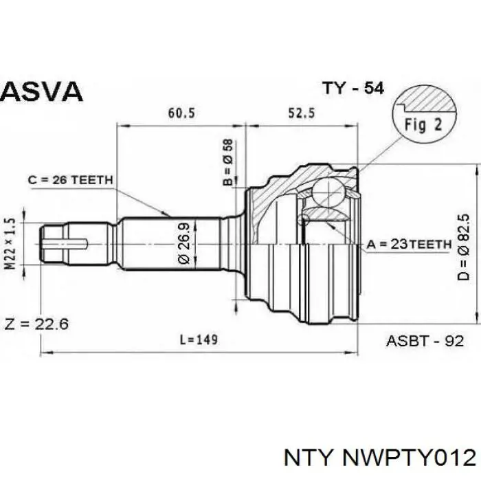  NWPTY012 NTY