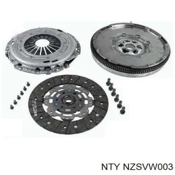Комплект сцепления (3 части) NTY NZSVW003 цена, от 253.90 USD