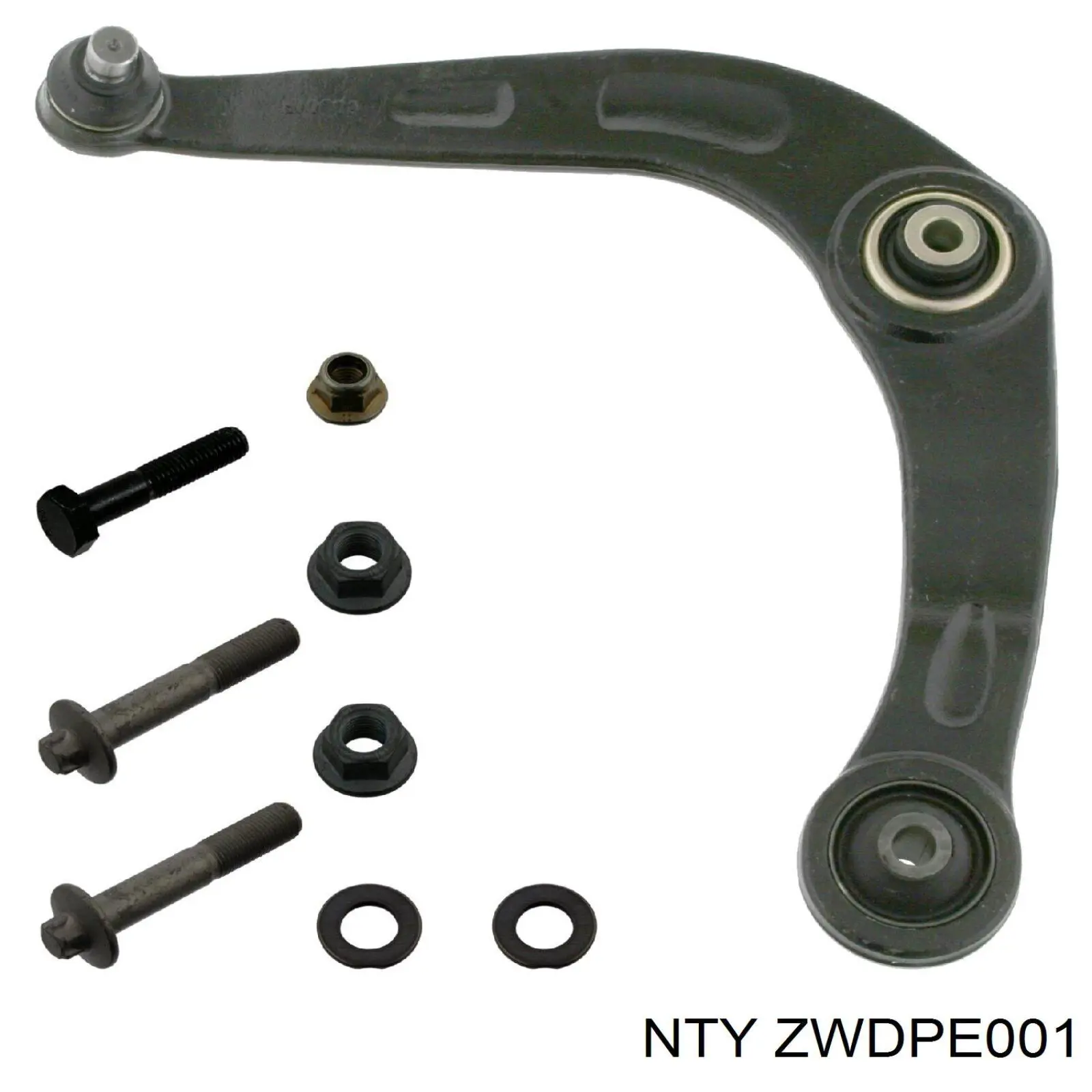 Левый рычаг передней нижней подвески NTY ZWDPE001 цена, от 29.82 USD