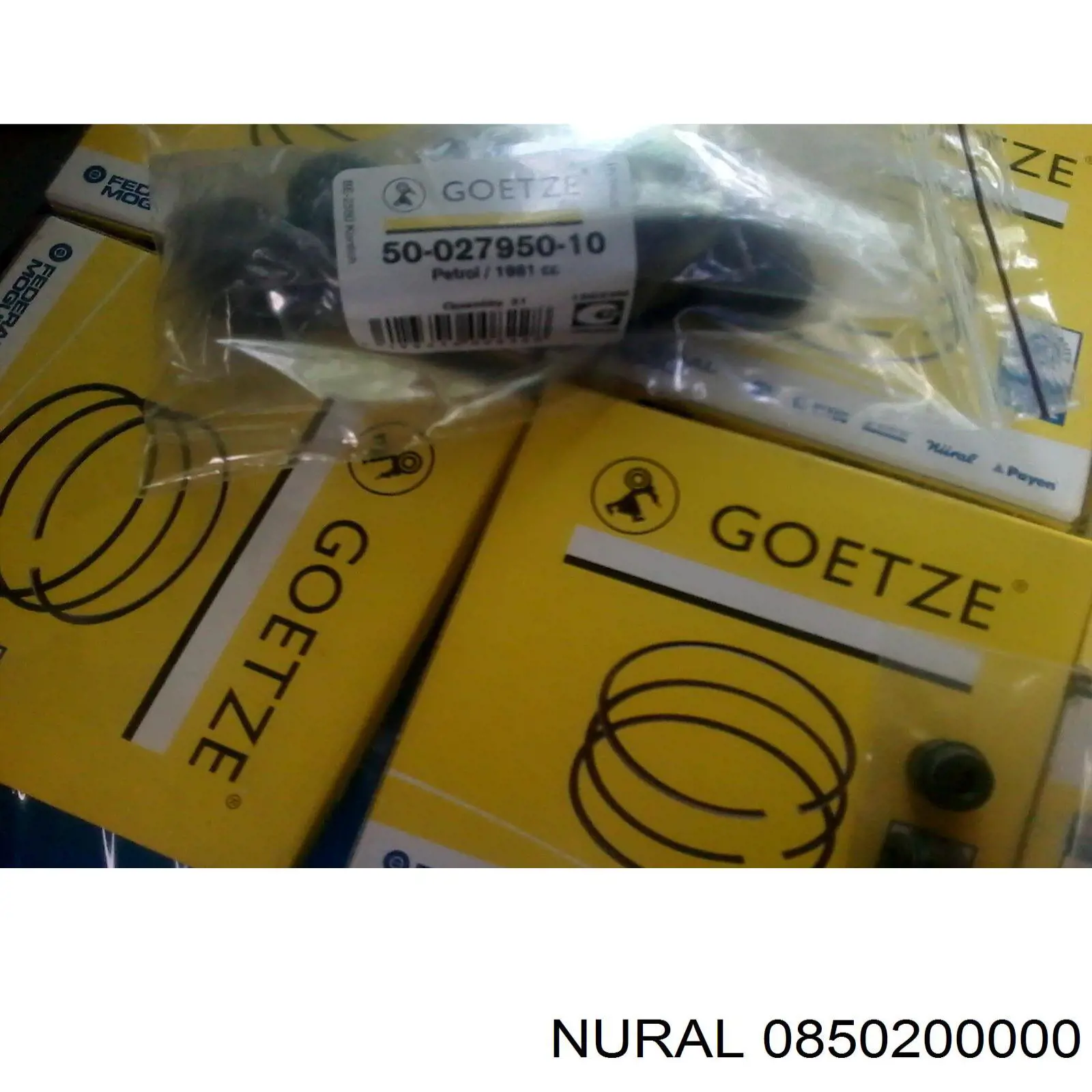 0850200000 Nural Поршневые кольца на 1 цилиндр, STD