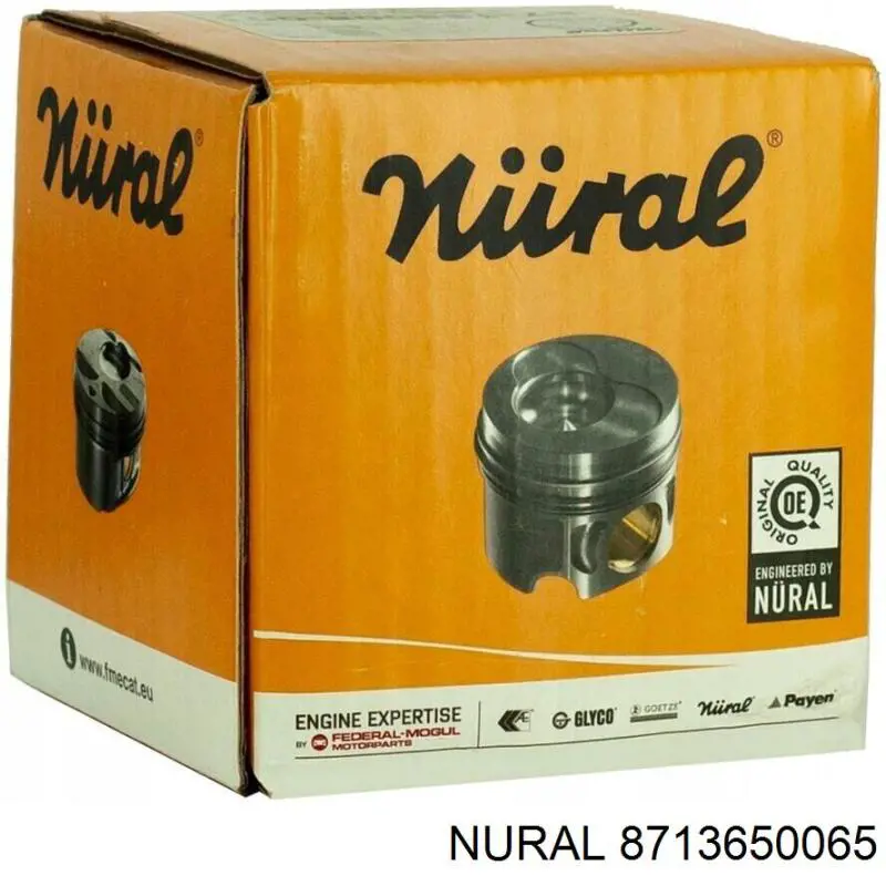 87-136500-65 Nural поршень в комплекте на 1 цилиндр, std