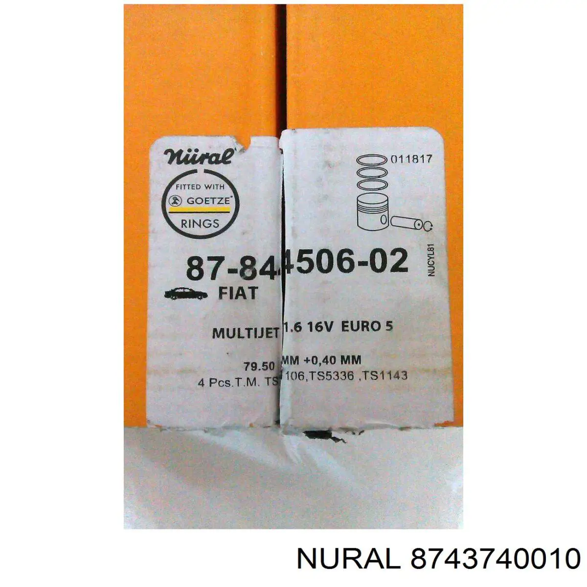 Поршень на 1 цилиндр 25200464 General Motors