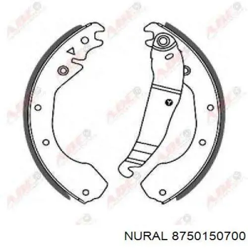 87 72179050 Nural поршень в комплекте на 1 цилиндр, 2-й ремонт (+0,50)