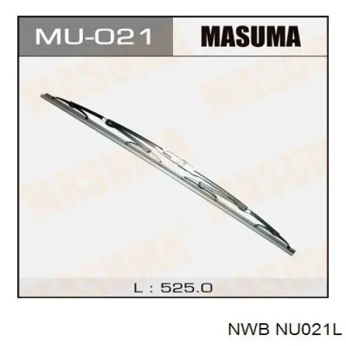 Щетка-дворник лобового стекла, пассажирская NWB NU021L цена, от 12.25 USD