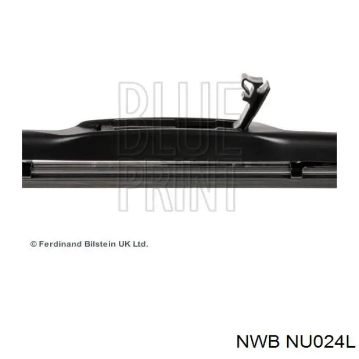 Щетка стеклоочистителя лобового стекла, водительская NWB NU024L цена, от 13.70 USD