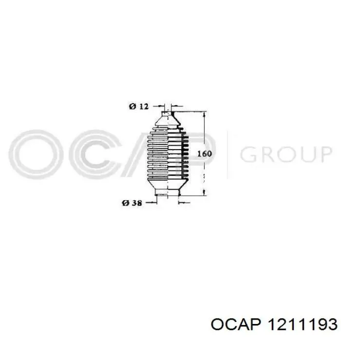 Пыльник тяги Ocap 1211193 цена, от 6.04 USD