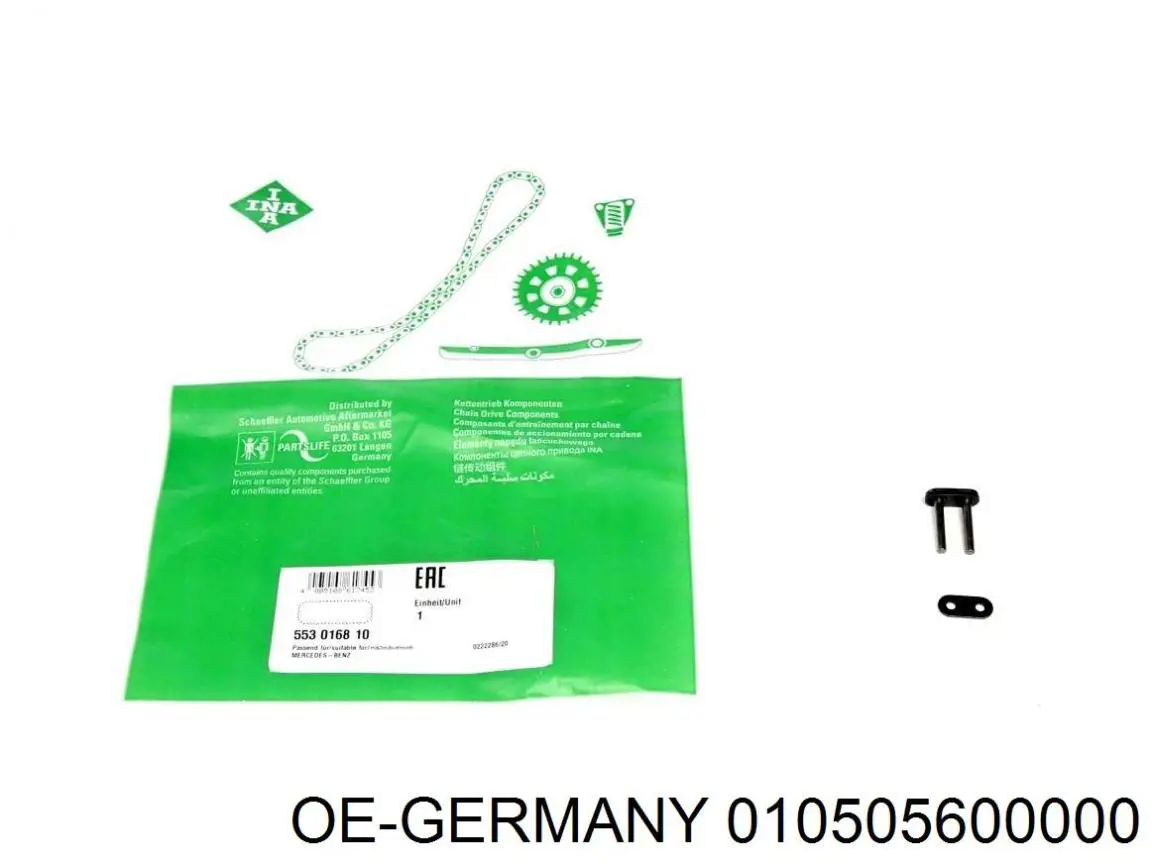 Cadena de distribución 010505600000 OE Germany