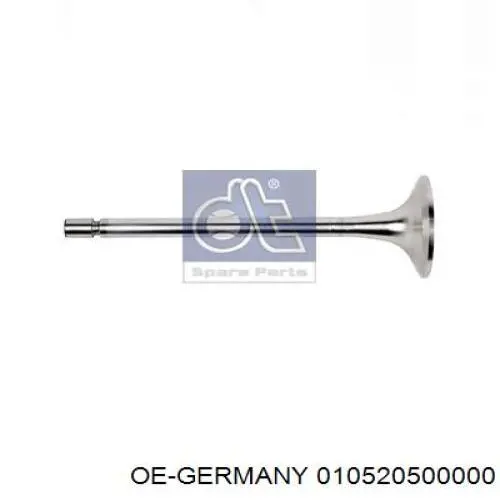 Клапан впускной OE Germany 010520500000