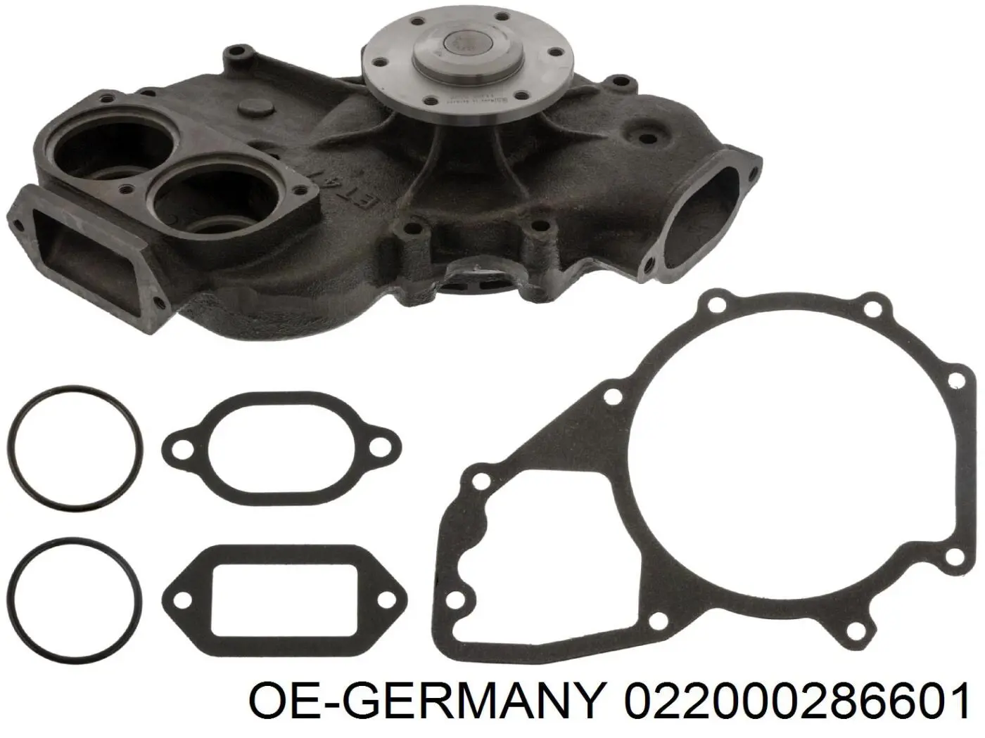 Помпа охлаждения OE Germany 022000286601 цена, от 113.61 USD