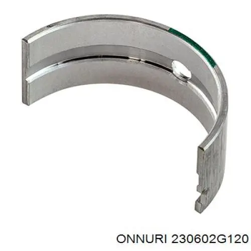230602G120 Onnuri вкладыши коленвала шатунные, комплект, стандарт (std)