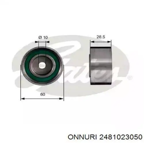 Купить S2481023050 Hyundai/Kia Ведуший ролик ГРМ