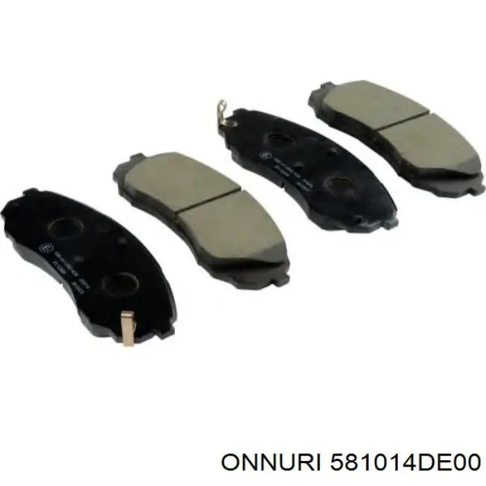 Передние тормозные колодки 581014DE00 Onnuri