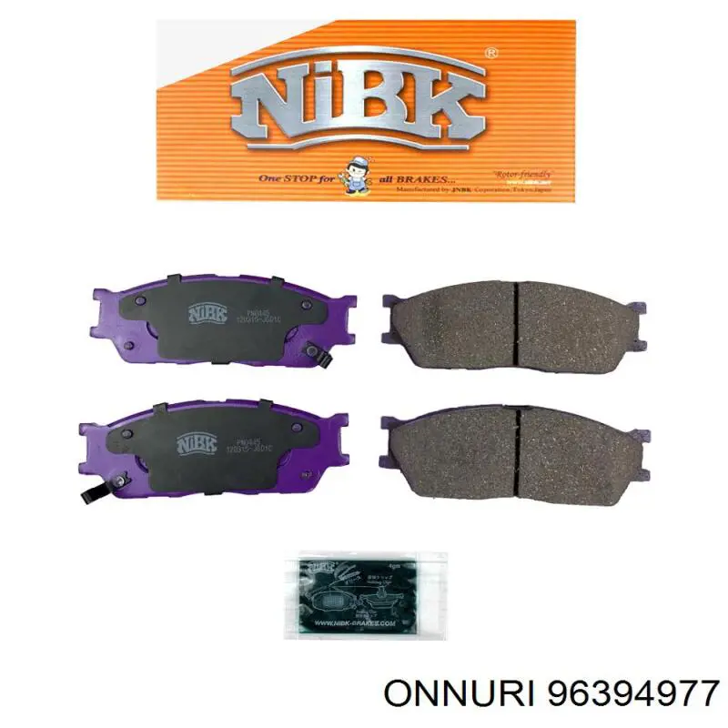 Задние барабанные колодки 96394977 Onnuri