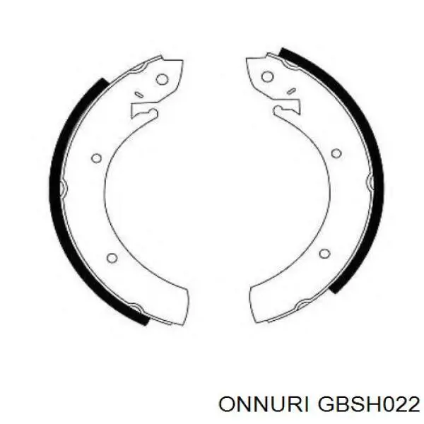 Колодки ручника GBSH022 Onnuri