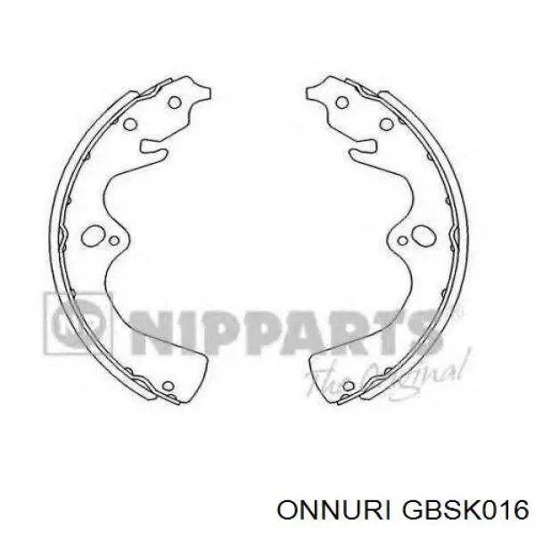 Задние барабанные колодки GBSK016 Onnuri