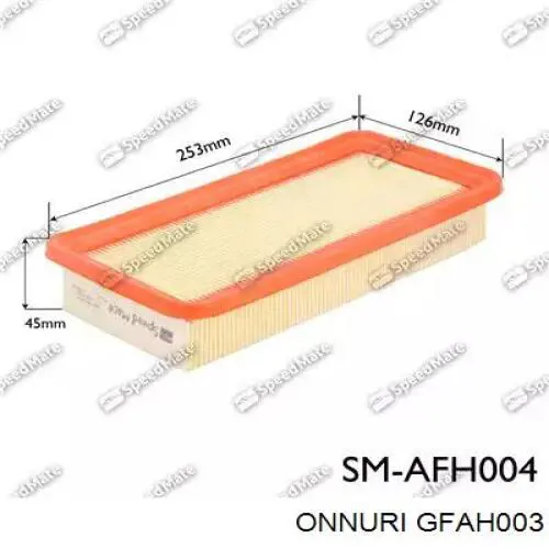 Элемент воздушного фильтра Onnuri GFAH003 цена, от 4.18 USD