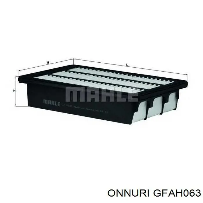 GFAH063 Onnuri Воздушный фильтр двигателя