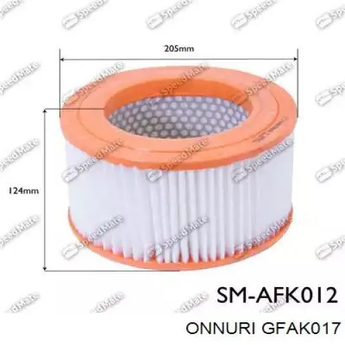 GFAK017 Onnuri воздушный фильтр