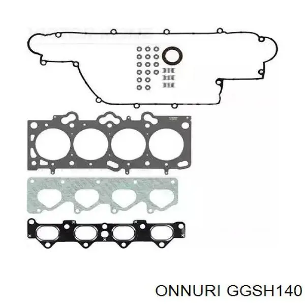 Верхний комплект прокладок двигателя GGSH140 Onnuri