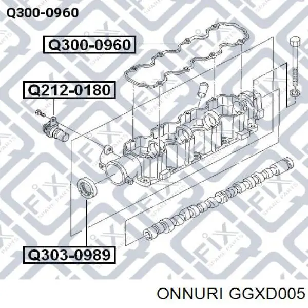 Прокладка клапанной крышки GGXD005 Onnuri